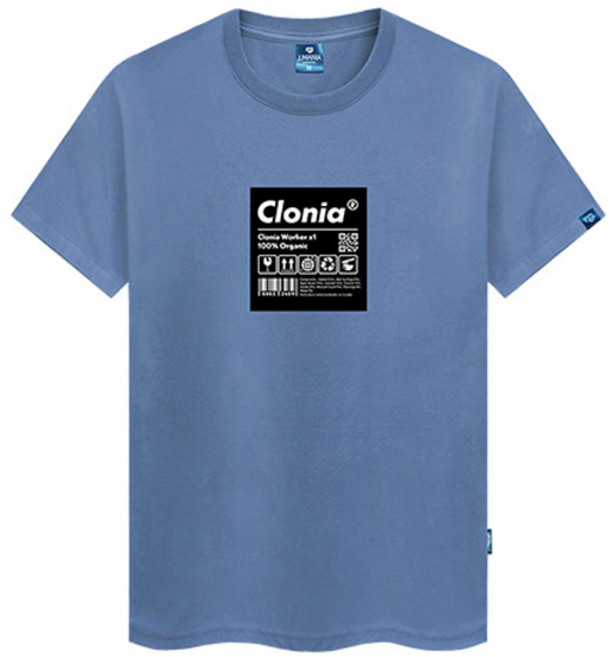 진마니아 스퀘어 클로니아 라운드 반팔 티셔츠 CS5T05