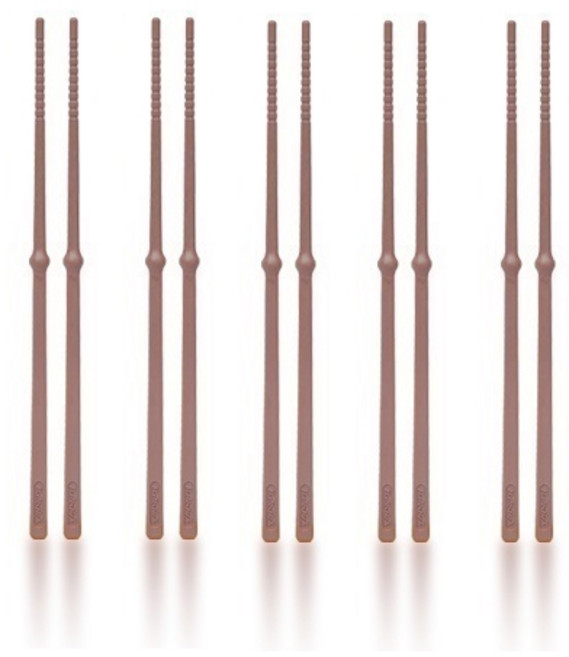 볼스틱 바첸 젓가락 5벌 세트, 초코렛