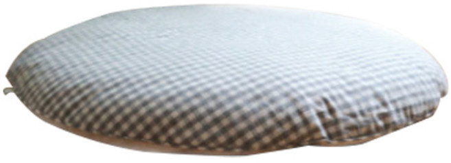 모든요일의방 할아버지가 만든 우리 아기 놀이 매트 원형 러그, 그레이