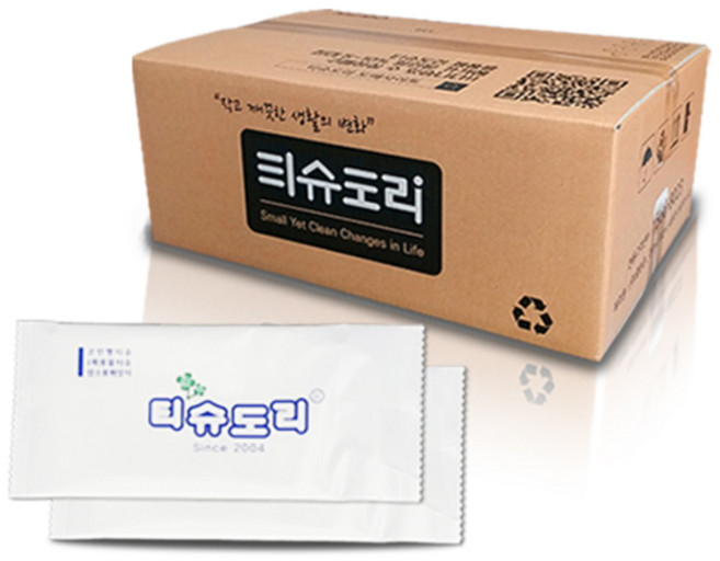 티슈도리 스펀레이스 업소용 물티슈 낱개포장형 60g, 1매입, 700팩