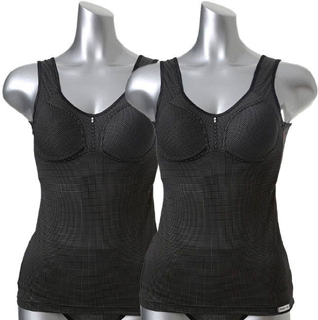 캐리루시 인견 몰드 런닝브라 2p