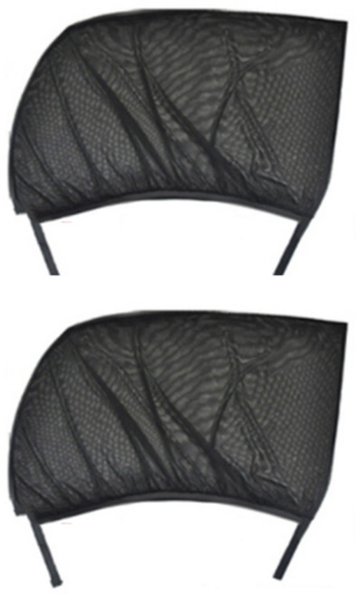 벤비아믹스 뒷 자석 창문 모기장, 2개