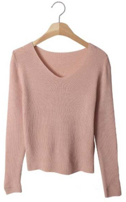 린다샵 여성용 니프리 기본 V넥 니트 NT2838K13