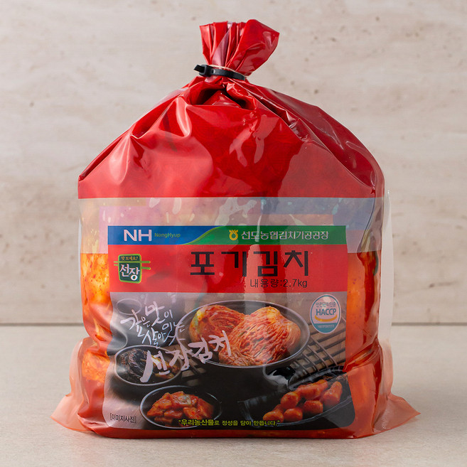 농협 선장 포기김치, 2.7kg, 1개