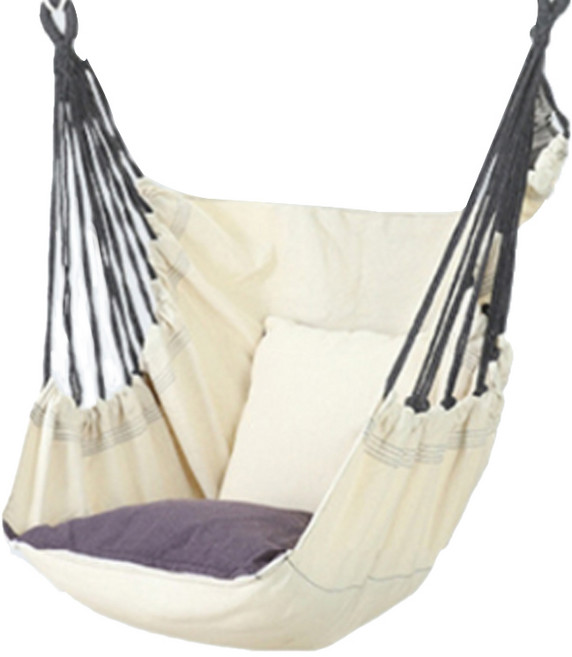 탑시가 4.0 TCR 해먹의자 + 쿠션 세트, 화이트 + 그레이