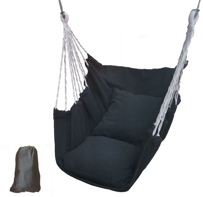 TCR 해먹의자 3.5 + 보관팩, 블랙, 1개