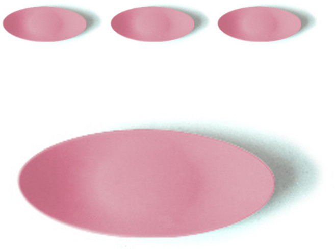 리파인드바이미앤주 실리콘 타원 수저받침, 루즈핑크, 4개