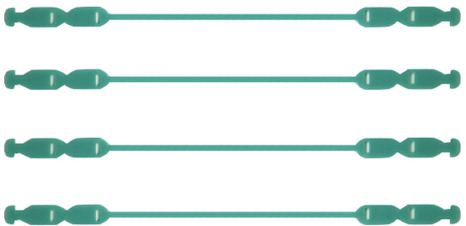 리파인드바이미앤주 실리콘 마스크 스트랩, 민트, 4개