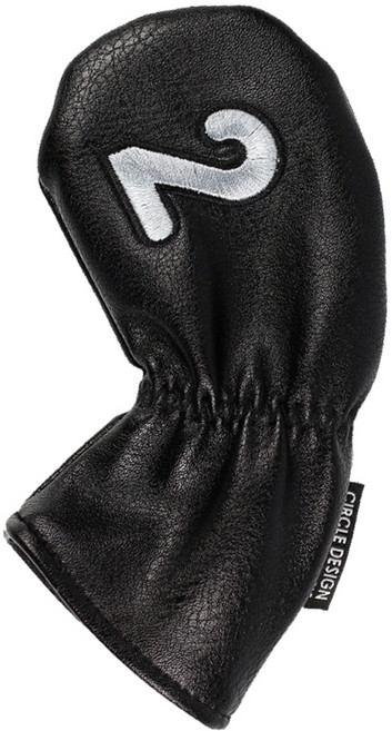 써클디자인골프 스타 스컬 아이언 웨지 헤드커버, 블랙2, 1개