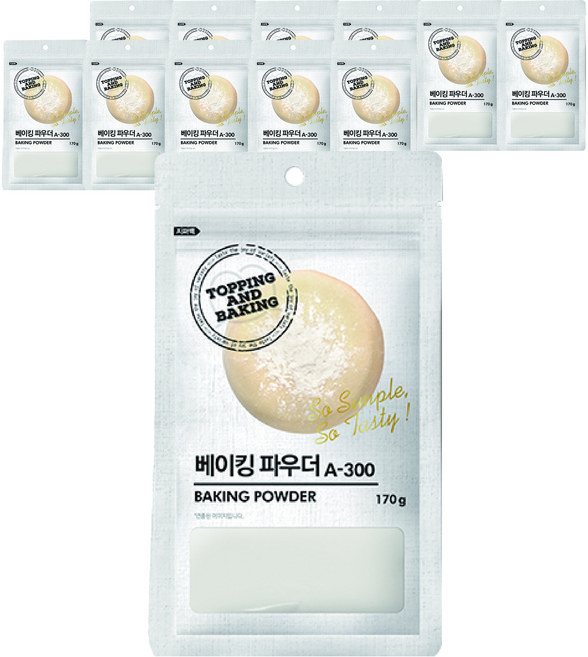 큐원 삼양사 베이킹 파우더, 170g, 12개