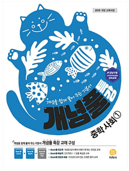 2025 개념풀 특강 중학 사회 1, 지학사, 중등1학년