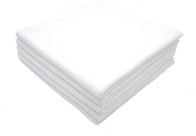 KLiN 제로피니쉬 HD 다용도 드라잉 버핑 광택 타월 40 x 40 5p, 화이트, 1개