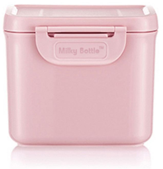 밀키보틀 제이미로프트 휴대용 여행용 밀크 파우더 디스펜서 600ml + 스푼 세트, 체리핑크, 1세트