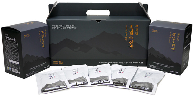 구록원 흑염소진액, 30개, 90ml