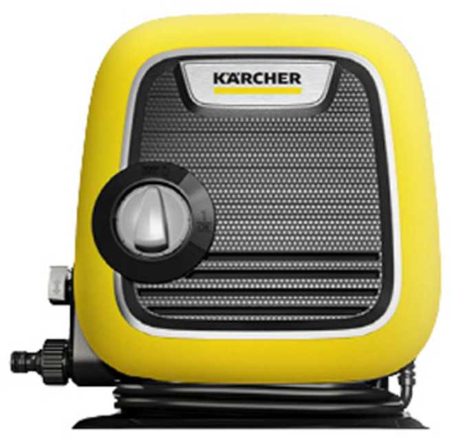 카처 가정용 고압세척기 K MINI, 옐로우 + 블랙