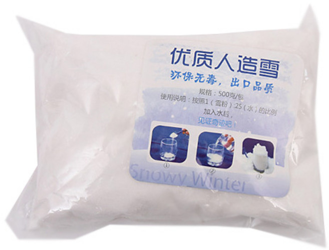 파티해 장식용 인공눈 매직 스노우 500g, 1개