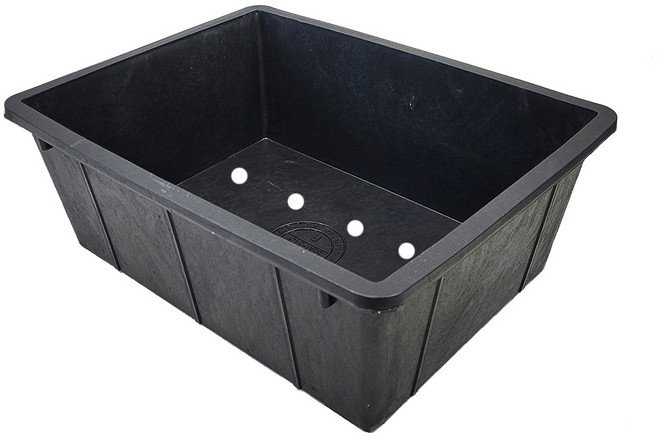 고무 사각 화분 왕대, 1개