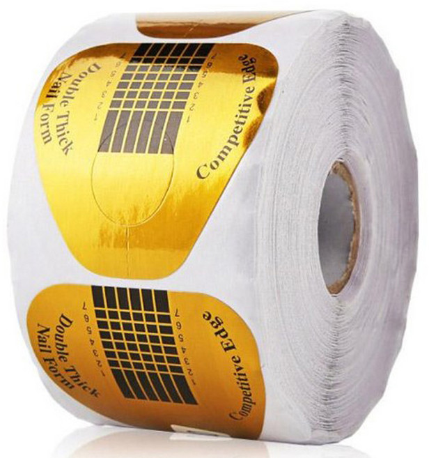 BARNA 延甲凝膠塑形紙, 混和顏色, 1個