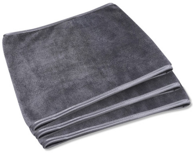 나도미인 극세사 실키 헤어터번 70 x 20 cm, 진그레이, 3개