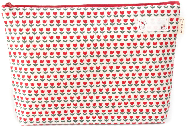 슈슈룸 양면방수 뚜껑 식판파우치, 튜율립