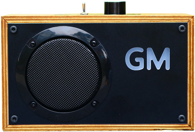 지니어스메이트 NEW 아날로그 백색소음기, 블랙/우드