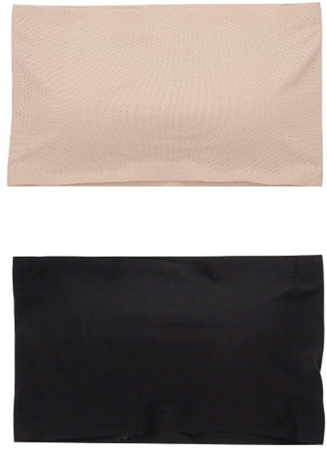 민트코코아 여성용 심리스 탱크브라 2종 세트