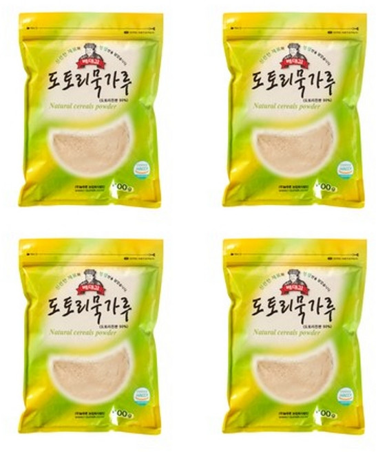 Baedaegam 橡實凍粉, 500克, 4個