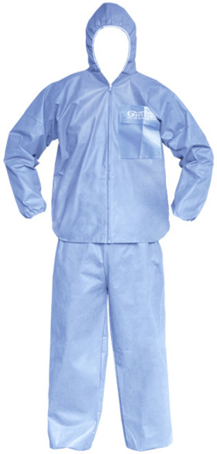 가드맨 CS 투피스 보호복, 파란색, 1개