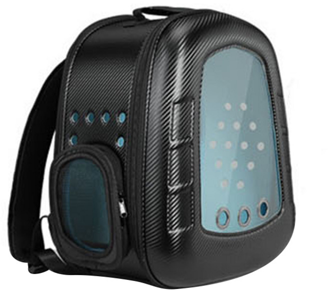 DOGnCATs 프리미엄 EVA 반려동물 백팩 PET-3056, 블랙, 1개