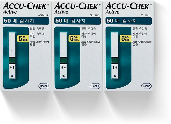아큐첵 액티브 혈당 시험지, 3개, 50매