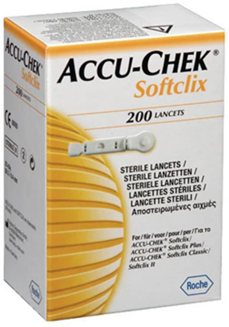 아큐첵 소프트클릭스 채혈침, 1개, 200개입 - 쿠팡