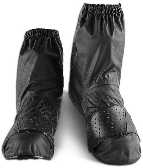 배런 오토바이 방수 신발커버, 블랙