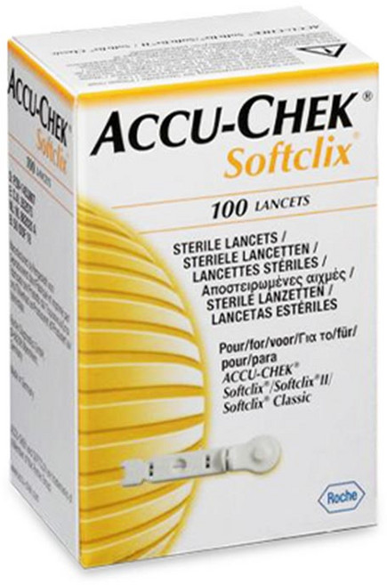 아큐첵 소프트클릭스 일회용자동렌싯, 1개, 100개입