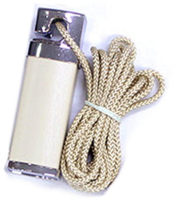 우드 블라인드 손잡이 3 x 2 cm, 아이보리, 1개