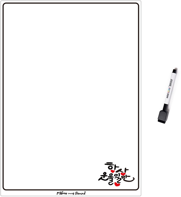 스파이더 메모보드 웃을일만 화이트, PET