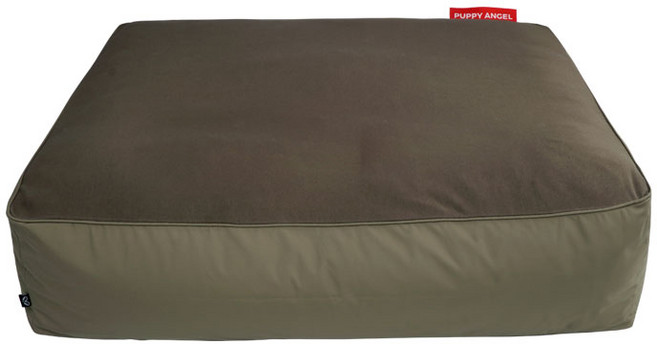 퍼피엔젤 강아지 쏘오옥 사각쿠션 커버 PA-BV180, 808 GN, 1개