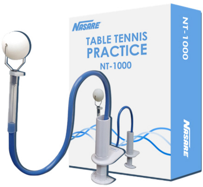 나사레 탁구 연습기 NT-1000, 혼합색상, 1개