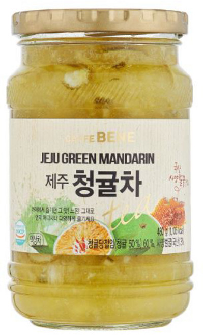 카페베네 과일청 청귤차, 480g, 1개