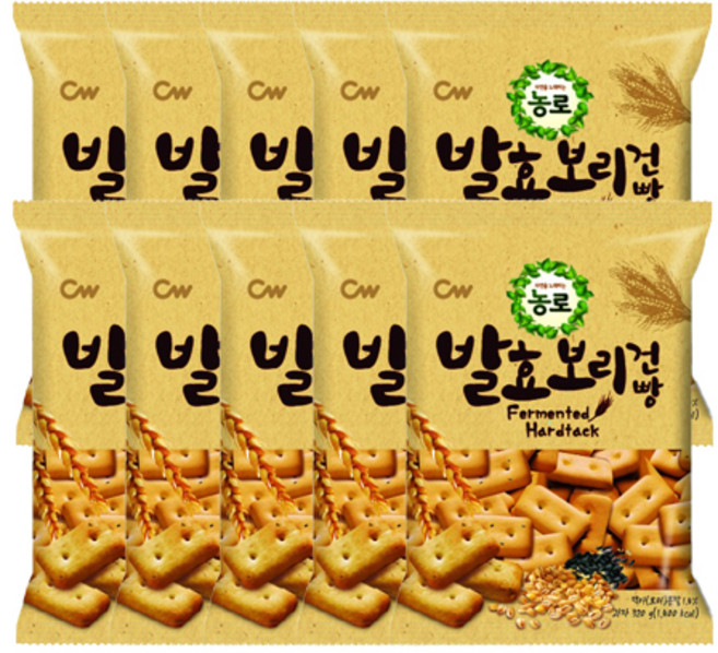 청우 발효 보리 건빵, 320g, 10개