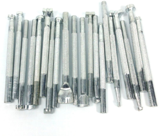 케이마커스 가죽공예 도구 카빙 각인 스탬프 20종, 혼합색상, 1개