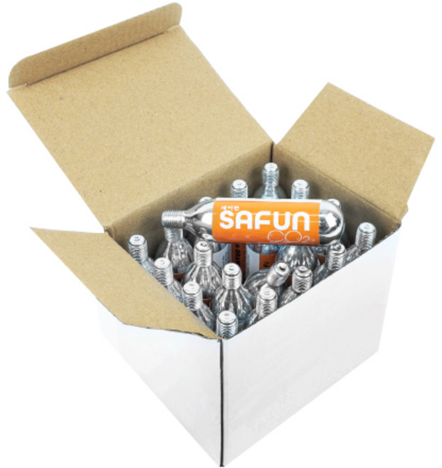 세이펀 CO2 카트리지, 혼합색상, 20개