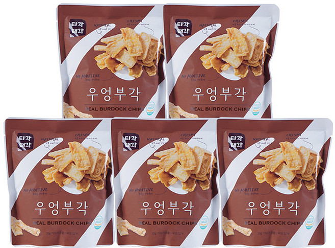티각태각 우엉부각, 5개, 30g