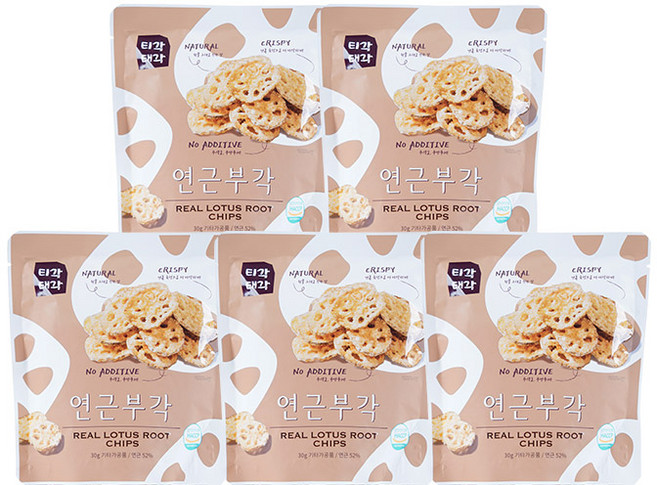 티각태각 연근부각, 30g, 5개