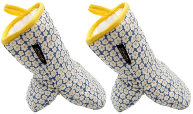 꿈꾸는두부 두꺼운 순면 디자인 주방장갑, 아이캔후라이, 2개