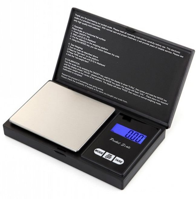 휴대용 소형 전자저울, 혼합색상, DH-MS, 0.5kg