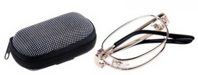 3단 접이식 돋보기, 골드, 1개