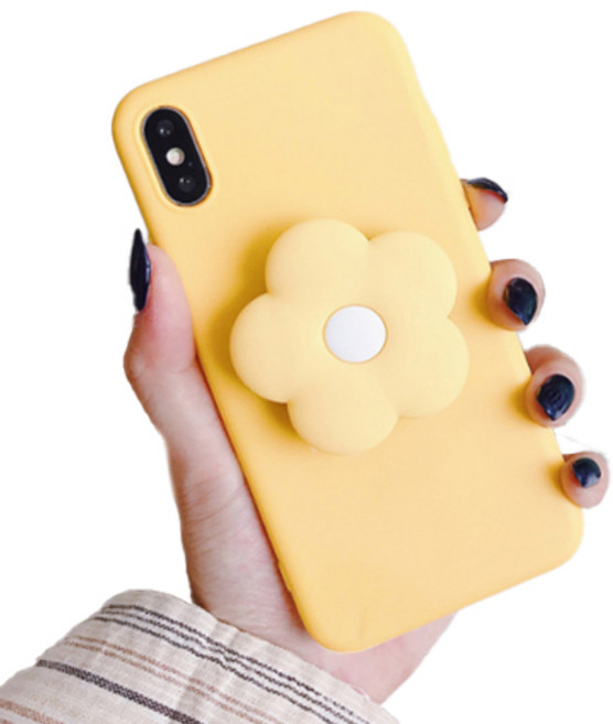 고지비 심플 플라워윙 스마트톡 휴대폰 케이스