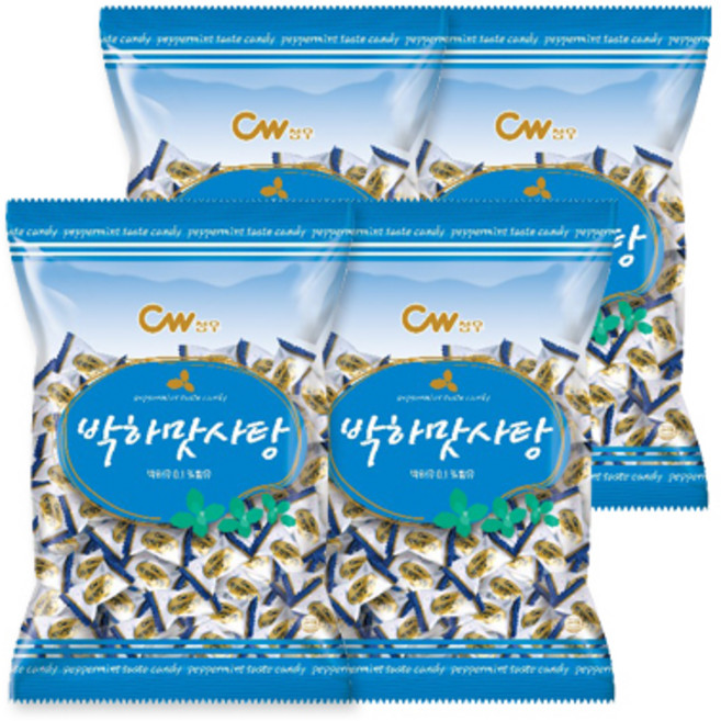 청우식품 디저트박하, 1.2kg, 4개