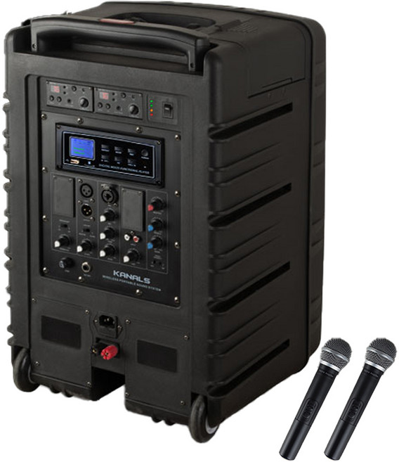 카날스 충전식 블루투스 이동형 앰프 20cm, BK-882N