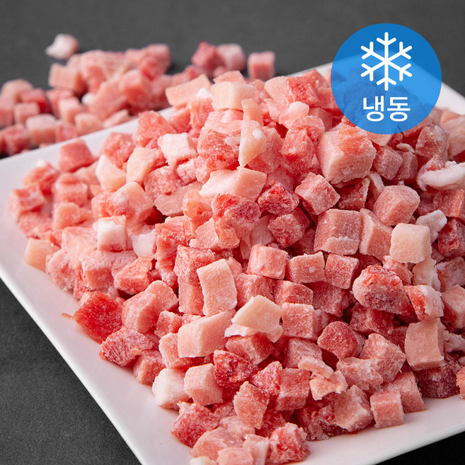 사조프레시미트 국내산 돈후지 짜장카레용 1 x 1 x 1 cm (냉동), 1kg, 3개